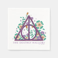 Floral Deathly Hallows Graphic
