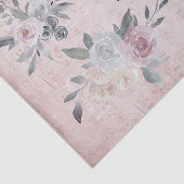  floral decor muziekblad tissuepapier (Detail)