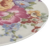 Floral Decoratieve Glas Snijplank (Hoek)