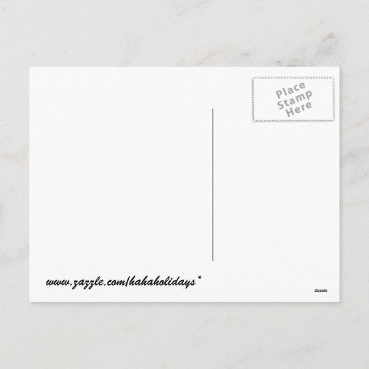 Floral Decorative Pattern Feestdagenkaart (Achterkant)