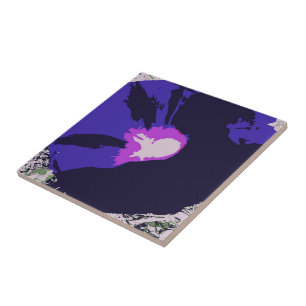 Floral Decorative Tile Tegeltje