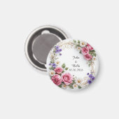 Floral Decorative Wreath Magneet (Voorkant / Achterkant)