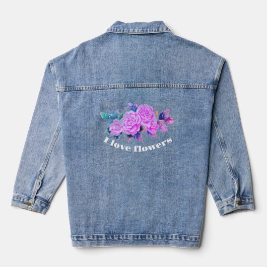 Floral Dee Denim Jacket (Achterkant)
