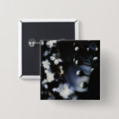Floral Deep Vierkante Button 5,1 Cm (Voorkant /achterkant)
