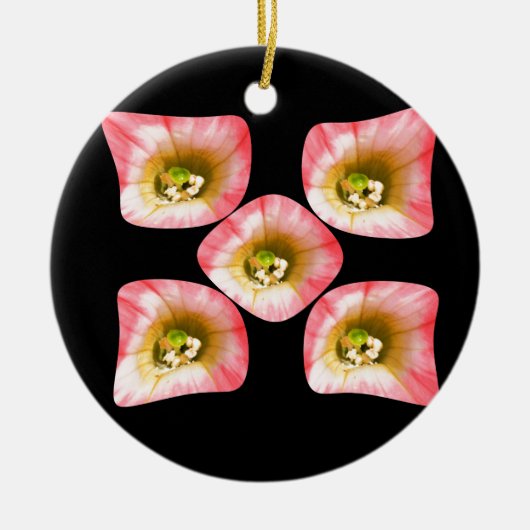 Floral Delight Keramisch Ornament (Voorkant)