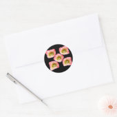 Floral Delight Ronde Sticker (Envelop)