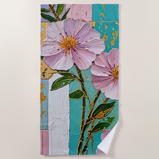 Floral Delight Strandlaken (Voorkant)