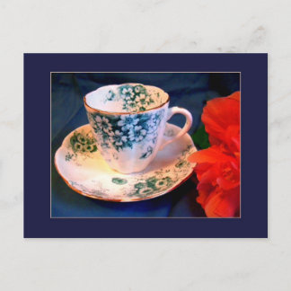 Floral Demitasse Briefkaart