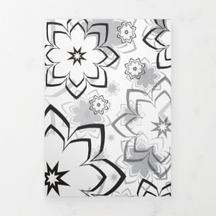 Floral Design 11 Drieluik Wenskaart