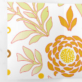 Floral Design 19 Drieluik Wenskaart (Binnenzijde eerst)