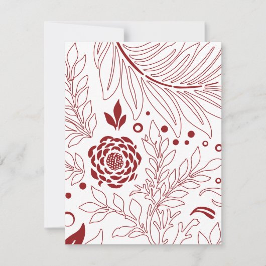 Floral Design 28 Notitiekaartje (Voorkant)