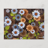 Floral Design 2 Briefkaart (Achterkant)