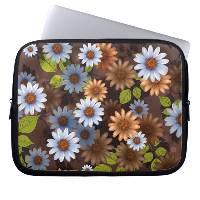 Floral Design 2 Laptop Sleeve (Voorkant)