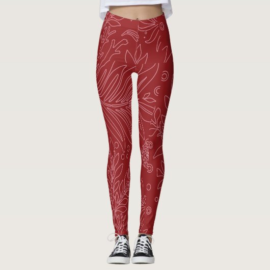 Floral Design 30 Leggings (Voorkant)