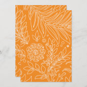 Floral Design 35 Bedankkaart (Voorkant / Achterkant)