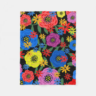 Floral Design 38181 Fleece Deken