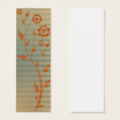 Floral Design Bladwijzer Mini Visitekaartjes (Voorkant /achterkant)