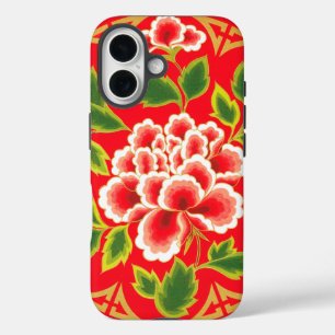 Floral design iPhone 16 Hoesje
