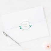 Floral Design dank u sticker (Envelop)