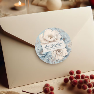  Floral Design Event Planner Promotional Business Ronde Sticker