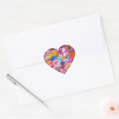 Floral Design Hart Sticker (Envelop)