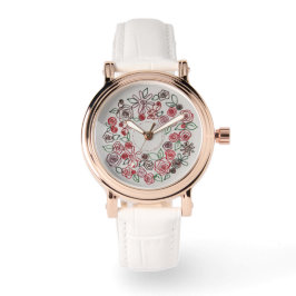 floral design horloge