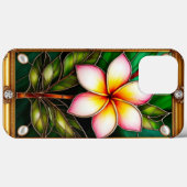 Floral Design in het Gouden Lijst Case-Mate iPhone Case (Achterkant (horizontaal))