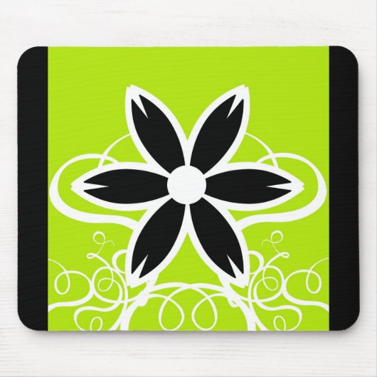 Floral Design Mousepad Muismat (Voorkant)