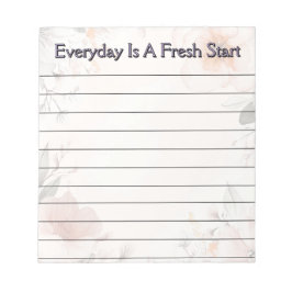 Floral design notitieblok