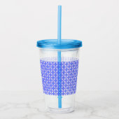 Floral Design Pattern Acryl Drinkbeker (Voorkant)