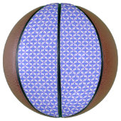 Floral Design Pattern Basketbal (Verticaal)