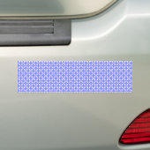 Floral Design Pattern Bumpersticker (Op auto)