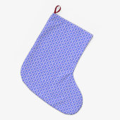 Floral Design Pattern Grote Kerstsok (Voorkant (Hangend))