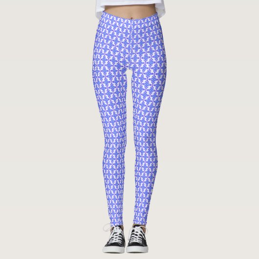 Floral Design Pattern Leggings (Voorkant)