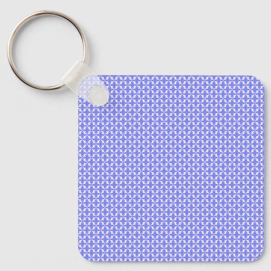 Floral Design Pattern Sleutelhanger (Voorkant)