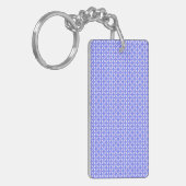 Floral Design Pattern Sleutelhanger (Voorkant Links)