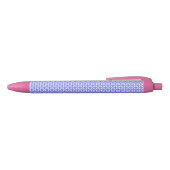 Floral Design Pattern Zwarte Inkt Pen (Bovenkant)