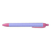 Floral Design Pattern Zwarte Inkt Pen (Bodem)