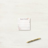 Floral design post-it® notes (Op bureau)