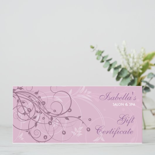 Floral Design Rack-Kaart (Staand voorkant)