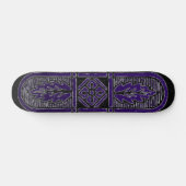 Floral Design Skateboard (Horizontaal)