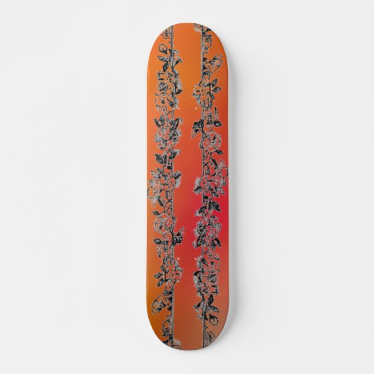 Floral Design Skateboard (Voorkant)
