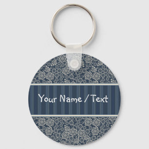 Floral design sleutelhanger