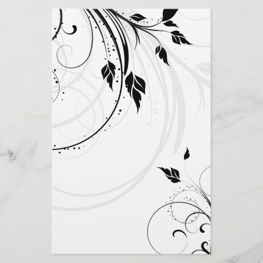Floral Design Stationery Briefpapier (Voorkant)