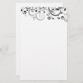 Floral Design Stationery Briefpapier (Voorkant / Achterkant)