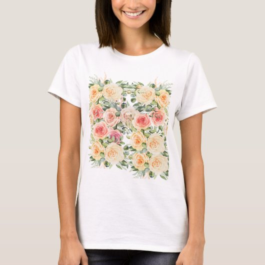 Floral design t-shirt (Voorkant)