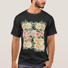 Floral design t-shirt