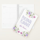Floral Design with Name of Owner Personal Planner (Display)