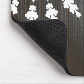 Floral design-Wooden BG Muismat (Hoek)