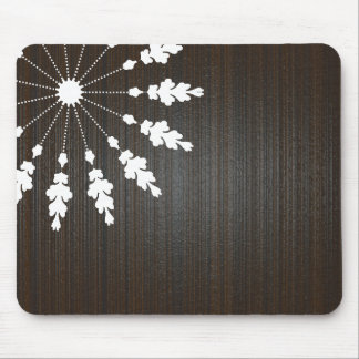 Floral design-Wooden BG Muismat